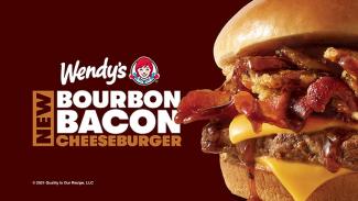 Wendy's Bourbon Bacon Cheeseburger