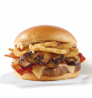 Wendy's Special Smoky Mushroom Cheeseburger