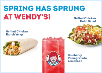 Spring Menu Items at Wendy's